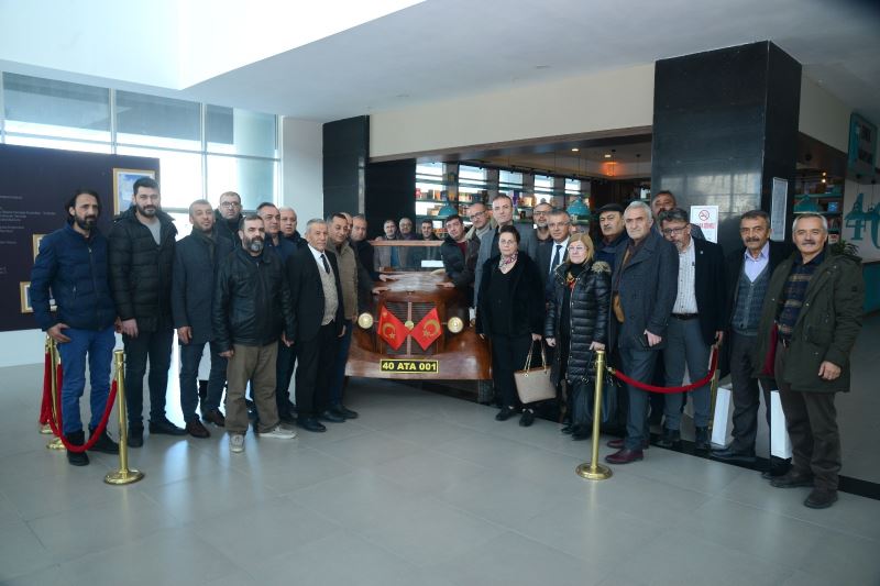 40 ATA 001 PLAKALI ARAÇ, NEŞET ERTAŞ KÜLTÜR SANAT MERKEZİ’NDE SERGİLENMEYE BAŞLANDI