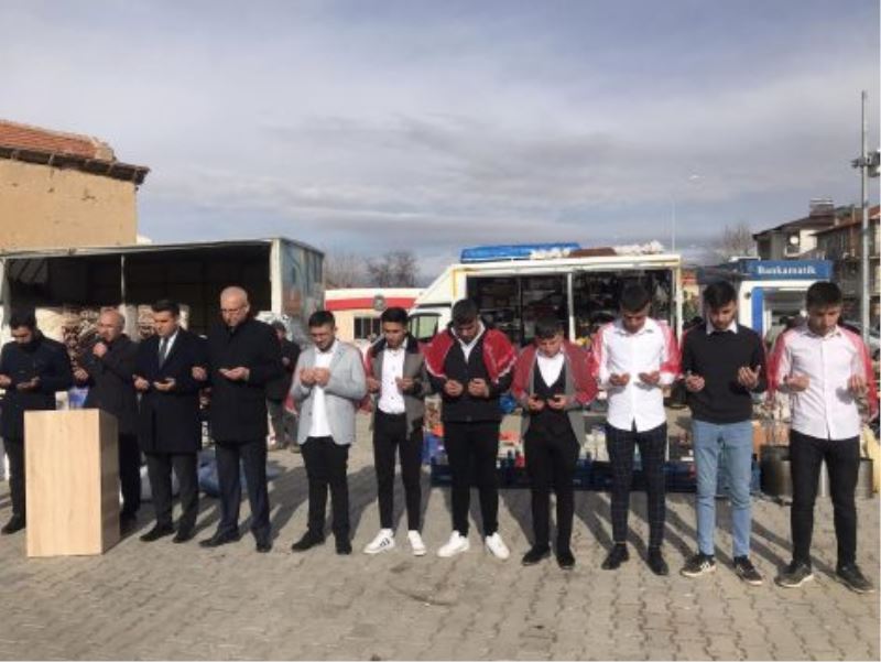 Asker adaylarımız için asker duası yapıldı.