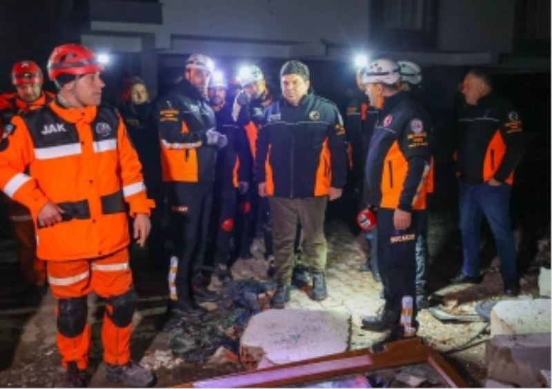 Başkan Erhan Kılıç ve arama kurtarma ekibi Osmaniye’de