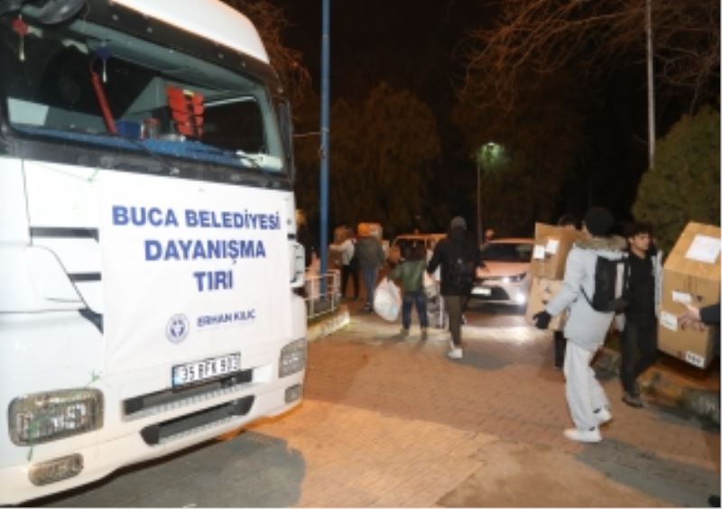 Buca afet bölgesiyle tek yürek