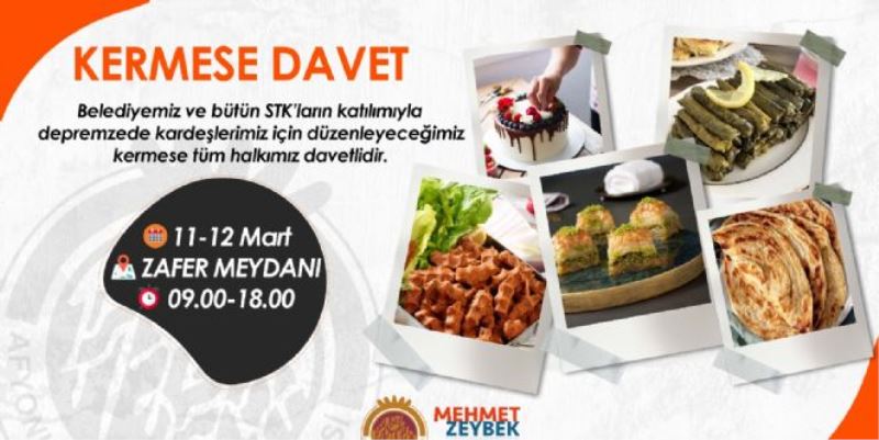 DEPREMZEDELER İÇİN KERMES