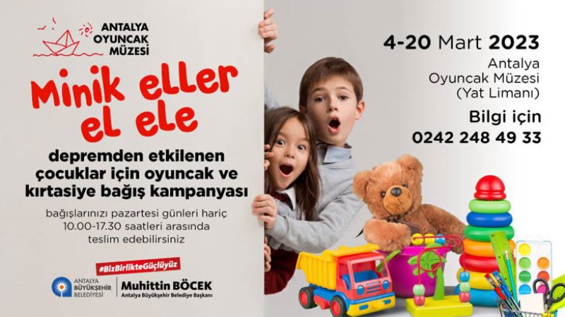 Büyükşehir’den ‘Minik eller el ele’ kampanyası