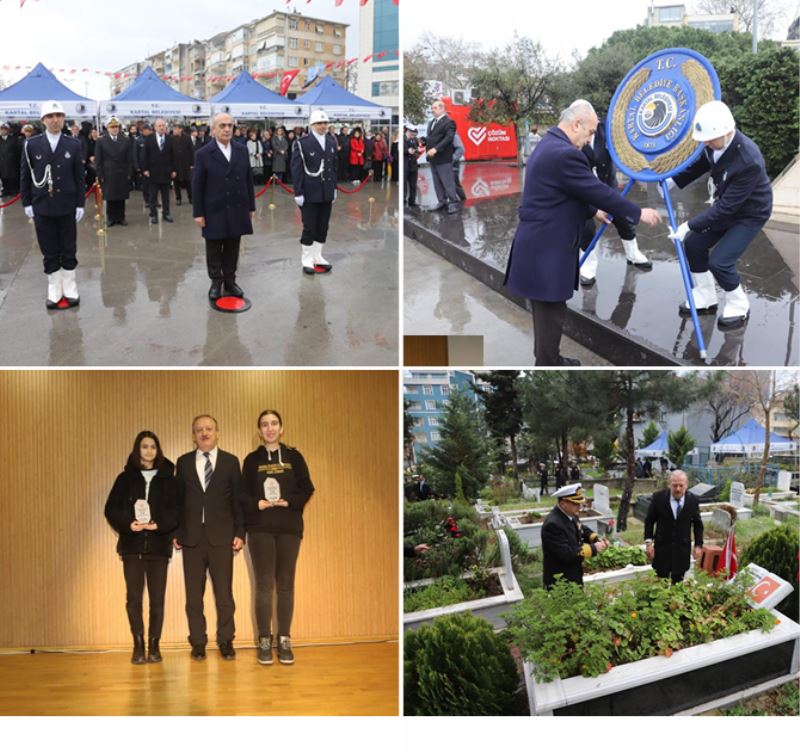 18 MART ŞEHİTLER GÜNÜ KAPSAMINDA KARTAL’DA ANMA PROGRAMLARI DÜZENLENDİ