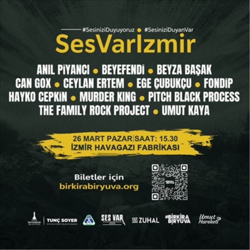 Depremzedeler için aynı sahnede buluşuyorlar