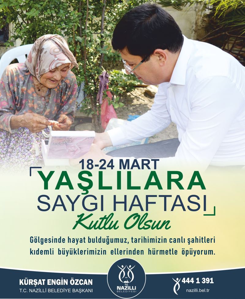 Başkan Özcan; Nazillimizde insanlar uzun ve mutlu yaşar