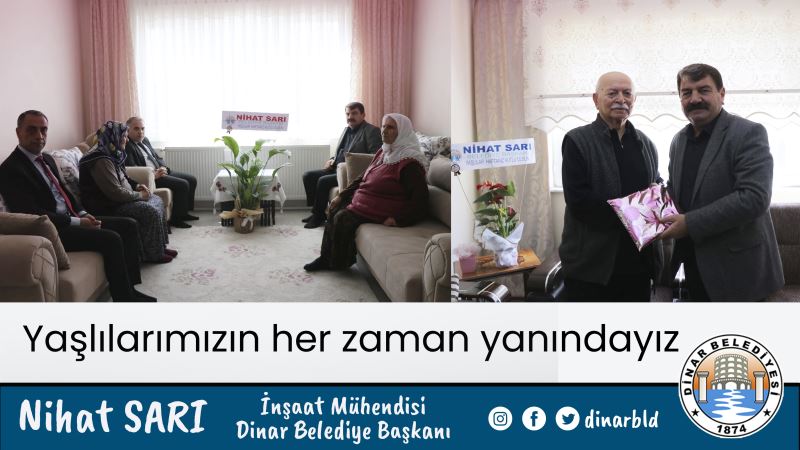 Yaşlılarımızın her zaman yanındayız