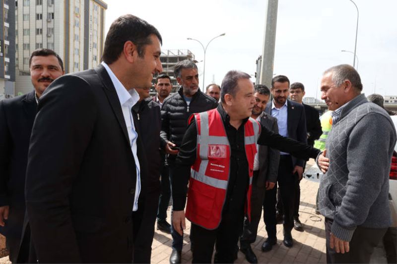 Başkan Böcek sel bölgesi Urfa’da