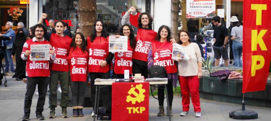 TÜRKİYE KOMÜNİST PARTİSİ ANTALYA ADAYLARI SAHAYA İNDİ