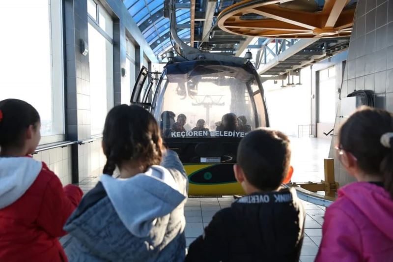 Teleferiğe 4 günde 6 bin 500 kişi bindi