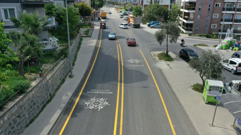 AYDIN BÜYÜKŞEHİR BELEDİYESİ KİRAZLI YOLU’NDA ÇALIŞMALARINI TAMAMLADI