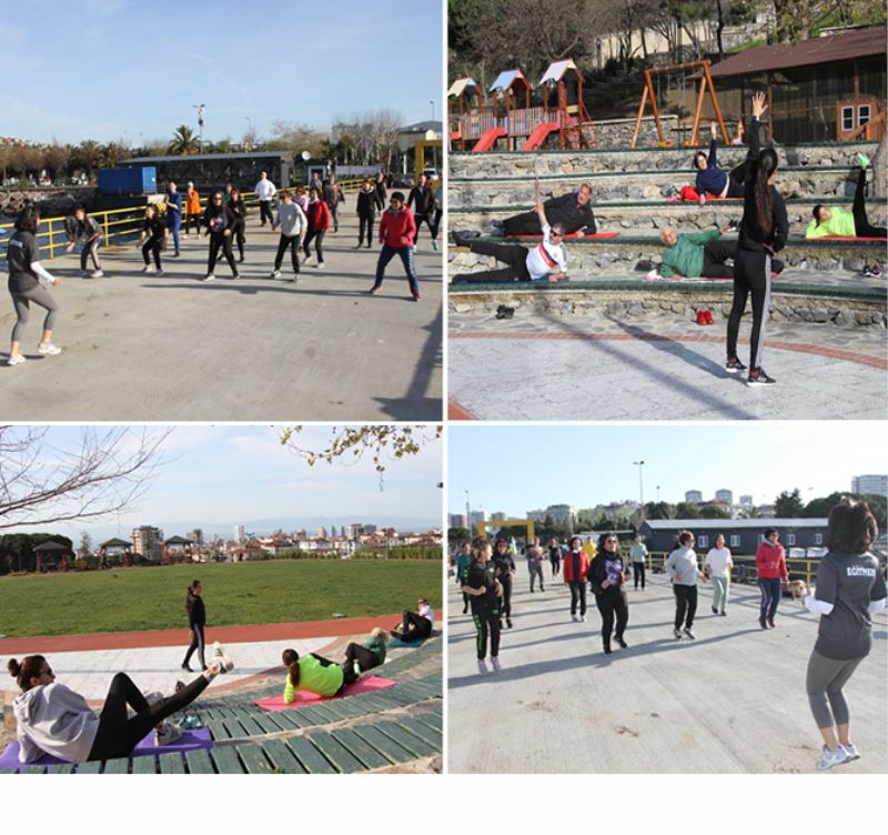 KARTAL BELEDİYESİ’NDEN 4 FARKLI NOKTADA SABAH SPORU