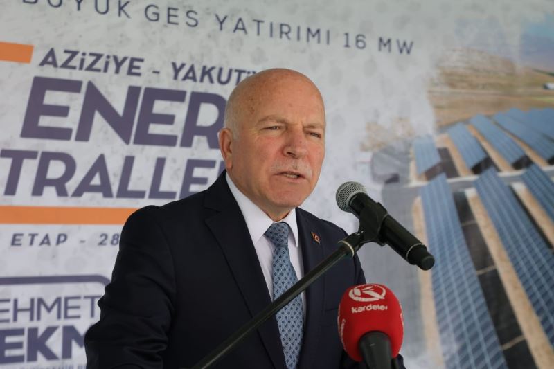 TÜRKİYE’NİN EN BÜYÜK KAMU YATIRIMI ERZURUM GES TÖRENLE AÇILDI