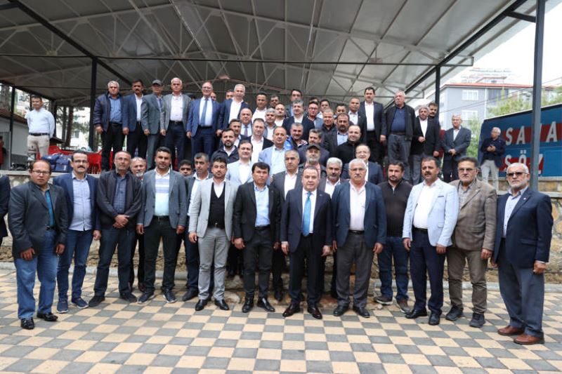 Başkan Böcek Elmalı Ve Kaş’ta Vatandaşlarla Buluştu