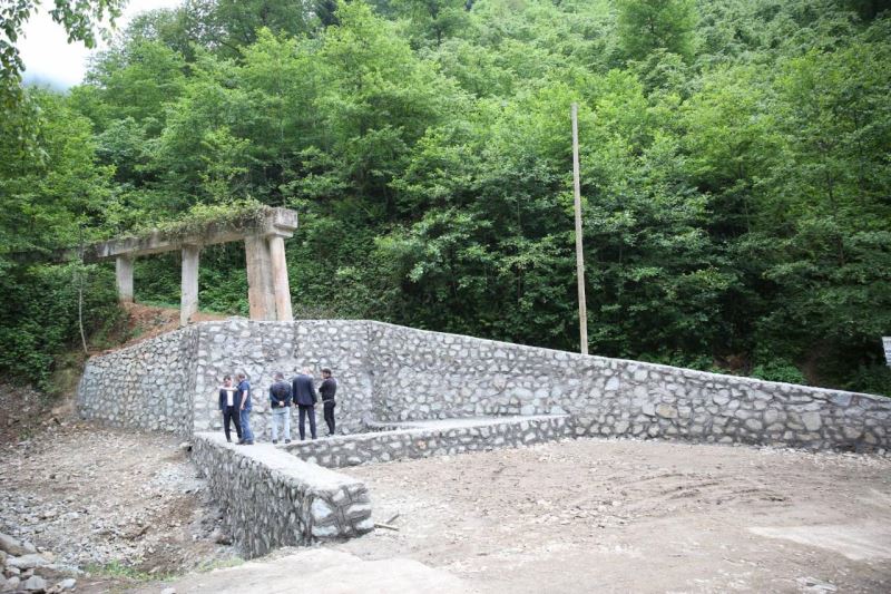 Başkan yardımcımız saha çalışmalarını yerinde inceledi