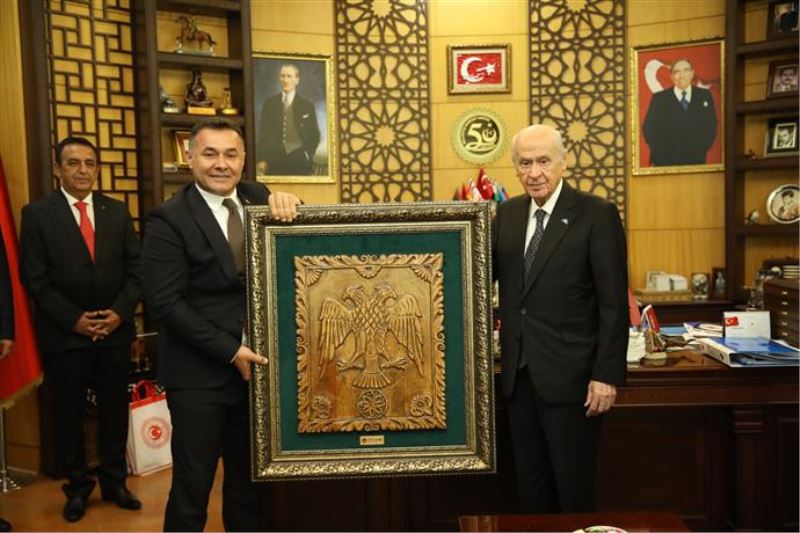 BAŞKAN YÜCEL’DEN MHP GENEL BAŞKANI BAHÇELİ’YE ZİYARET - DEVLET BAHÇELİ BAŞKAN YÜCEL İLE ALANYA’YA SELAM GÖNDERDİ