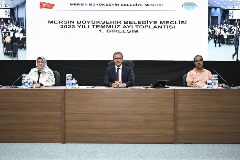 Mersin Büyükşehir Belediye Meclisi’nin Temmuz Ayı Olağan Toplantısının 1. Birleşimi Gerçekleştirildi