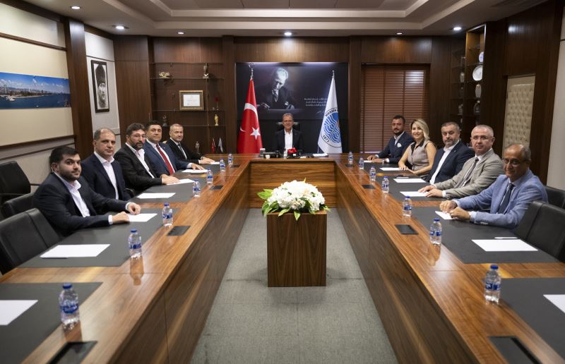 MTSO Yeni Yönetim Kurulu Başkanı Ve Yeni Yönetim Kurulu’ndan Başkan Seçer’e Ziyaret