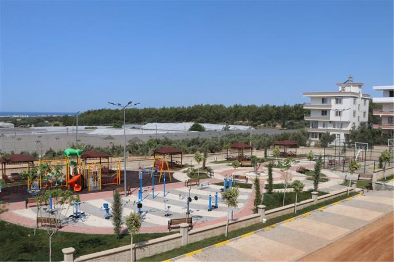 ALANYA BELEDİYESİ’NDEN PAYALLAR MAHALLESİ’NE YENİ BİR PARK DAHA