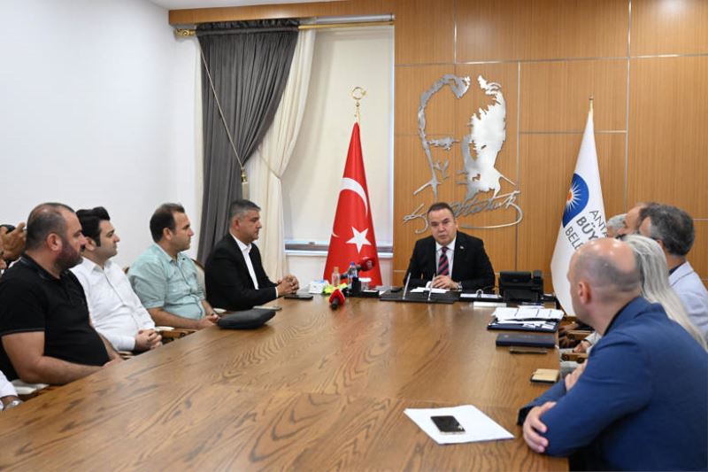 Büyükşehir Aksu Güzelyurt’a  modern pazar yeri yapacak