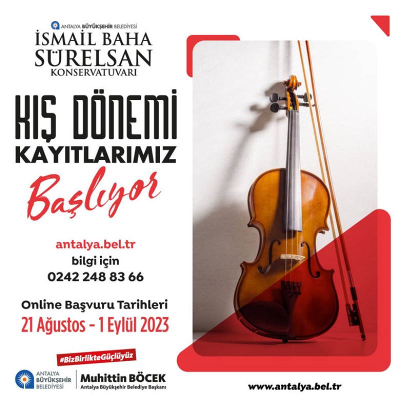 İsmail Baha Sürelsan Konservatuvarı  Kış Dönemi Kayıtları Başlıyor