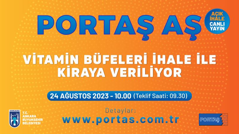 ANKARA BÜYÜKŞEHİR BELEDİYESİ VİTAMİN BÜFELERİNİ KİRAYA VERİYOR
