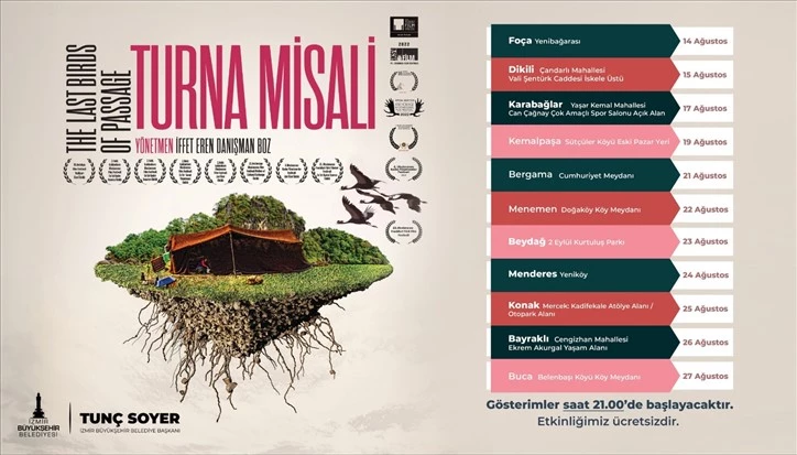 Açık havada sinema keyfi büyük ilgi görüyor