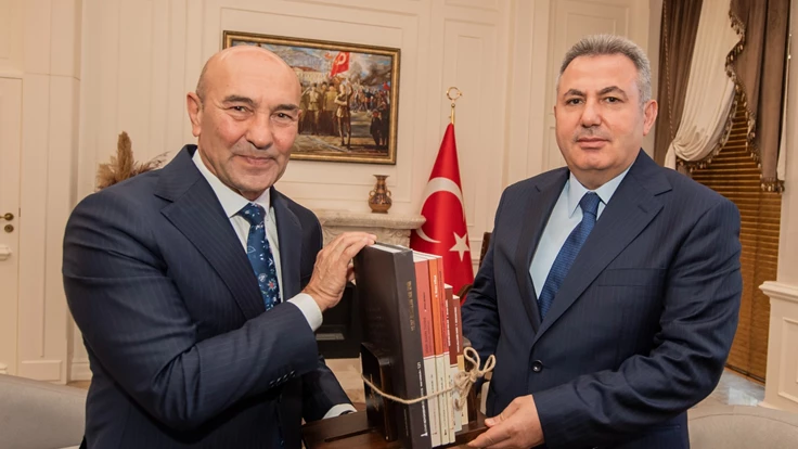 Başkan Soyer’den Vali Elban’a ziyaret