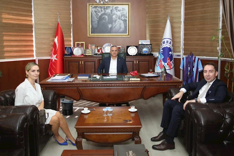 Ziraat Bankası Yomra Şubesi yetkililerinin ziyareti