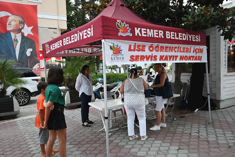 Lise öğrencilerinin ücretsiz servis kayıt işlemleri devam ediyor