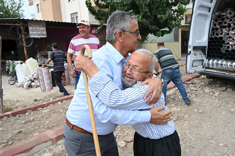 Başkan Topaloğlu, Kuzdere’de altyapı çalışmalarını inceledi