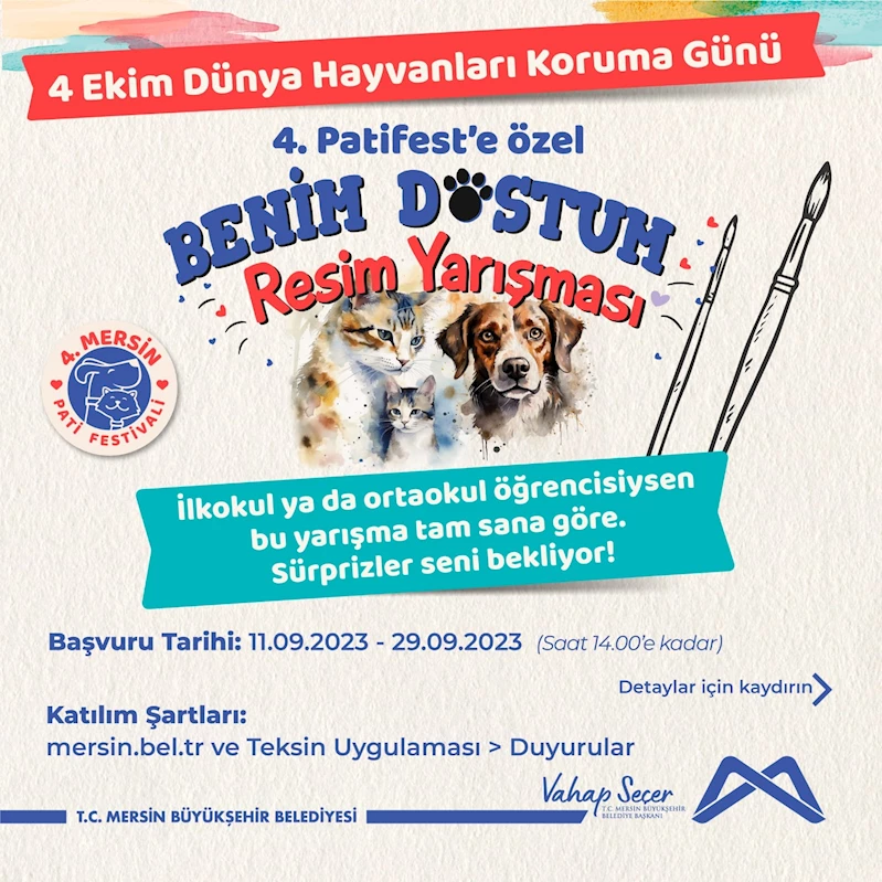 Büyükşehir, 4. Patifest’e Özel Resim Yarışması Düzenliyor