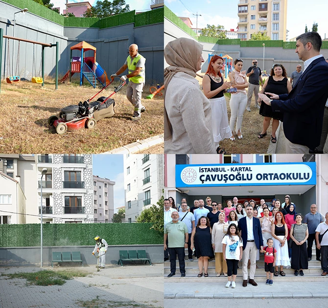 KARTAL BELEDİYESİ’NDEN OKULLARDA KAPSAMLI TEMİZLİK ÇALIŞMASI