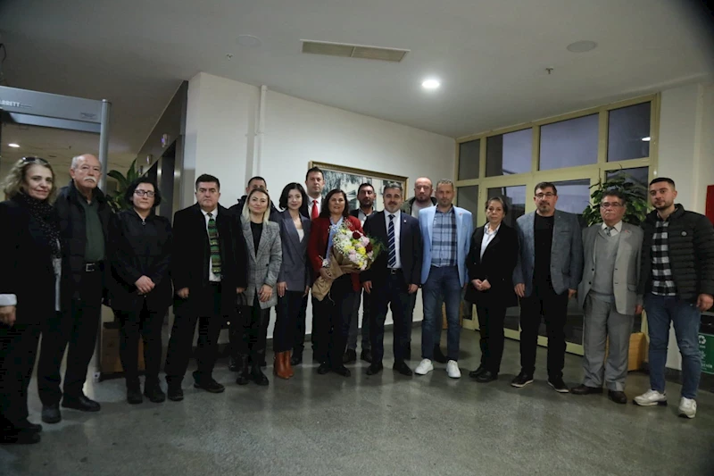 CHP NAZİLLİ İLÇE ÖRGÜTÜ’NDEN BAŞKAN ÇERÇİOĞLU’NA ZİYARET