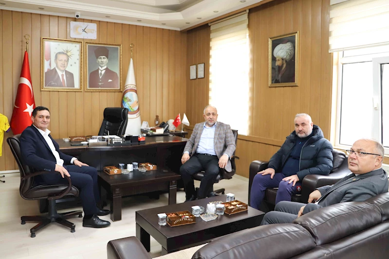 Belediye Başkanımız Gençlik ve Spor İl Müdürünü Belediyemizde Misafir Etti