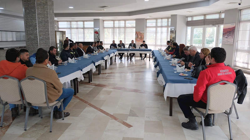 Kemer’de afet koordinasyon toplantısı