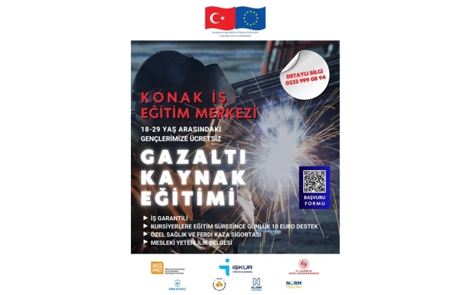 Konaklı Gençlere Gazaltı Kaynak Eğitimi