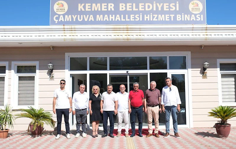 Başkan Topaloğlu’ndan mahalle sorumlularına ziyaret