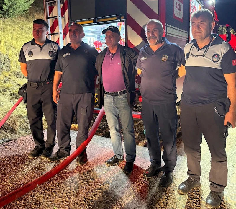 Veli Gündüz Şahin Yangın Alanında