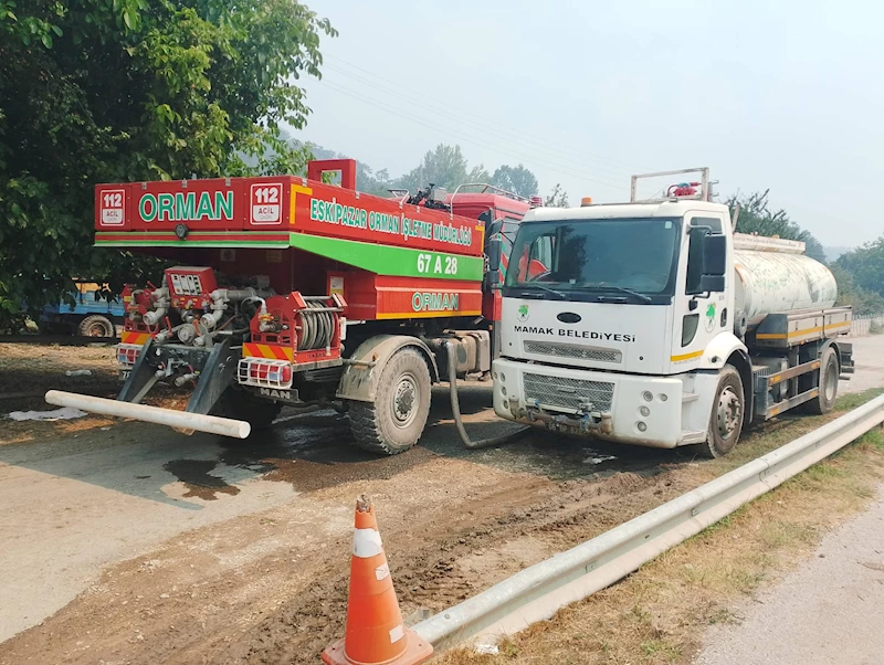 Mamak Belediyesinden Bolu’daki Yangın Çalışmalarına Destek