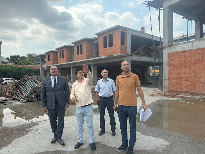 Başkan Aynacı ve Kaymakam Arıkan İncelemelerde Bulundu