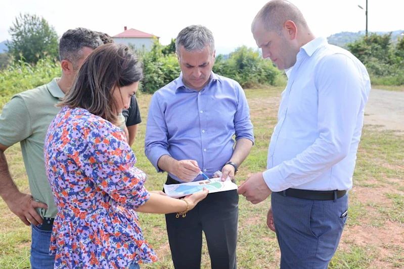 BAŞKANIMIZ YENİ SOSYAL YAŞAM ALANI İÇİN İNCELEMELERDE BULUNDU