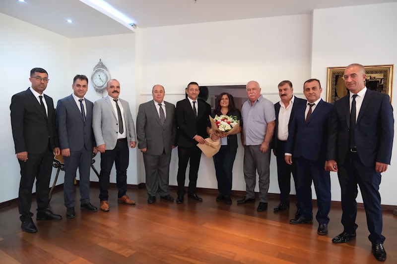ŞOFÖR ESNAFINDAN BAŞKAN ÇERÇİOĞLU’NA ZİYARET