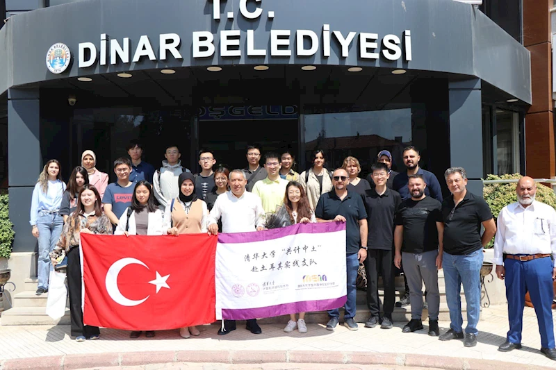 Çin Tsinghua Üniversitesi Öğretmen ve Öğrencilerinden Belediye Başkanımız Veysel Topçu’ya Ziyaret