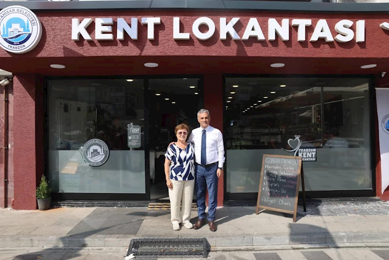 BAŞKANIMIZ ORTAHİSAR BELEDİYESİ TARAFINDAN AÇILAN KENT LOKANTASI