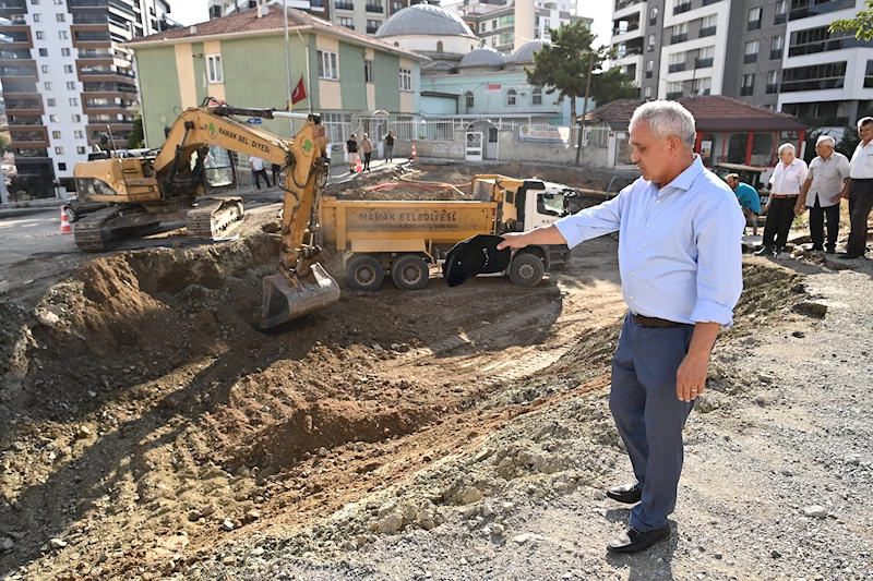 Veli Başkan Türközü’nde Yol Yapım Çalışmalarını Yerinde İnceledi