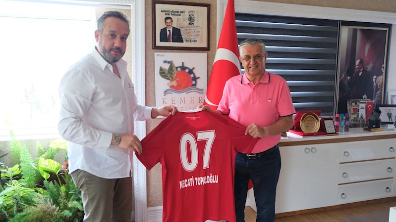 Antalyaspor Başkanı Boztepe’den Başkan Topaloğlu’na ziyaret