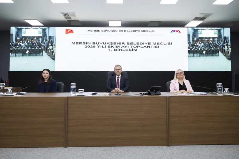 Mersin Büyükşehir Belediye Meclisi Ekim Ayı Toplantısı Gerçekleşti