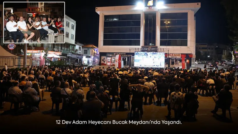 A Millî Basketbol Takımı Maçı Bucak Meydanı