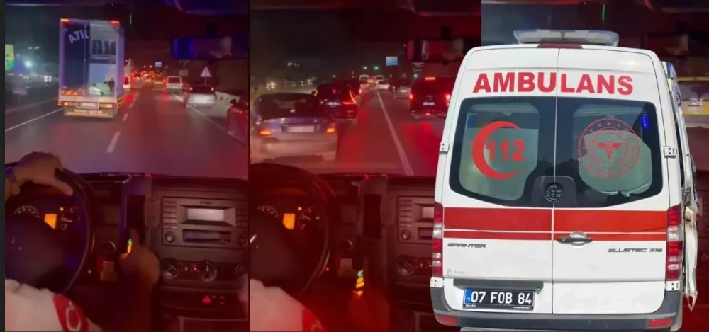 ANTALYA’DA FERMUAR SİSTEMİYLE AMBULANSA YOL VERİLMESİ SOSYAL MEDYADA GÜNDEM OLDU