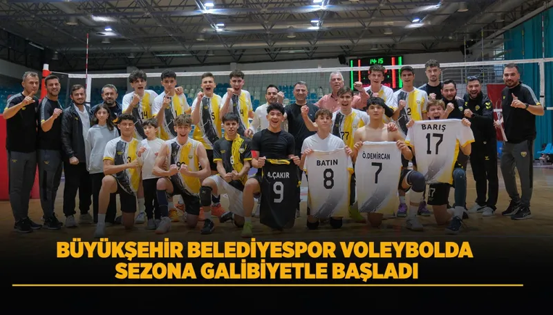 Konya Büyükşehir Belediyespor Voleybol Takımı Sezona Galibiyetle Başladı